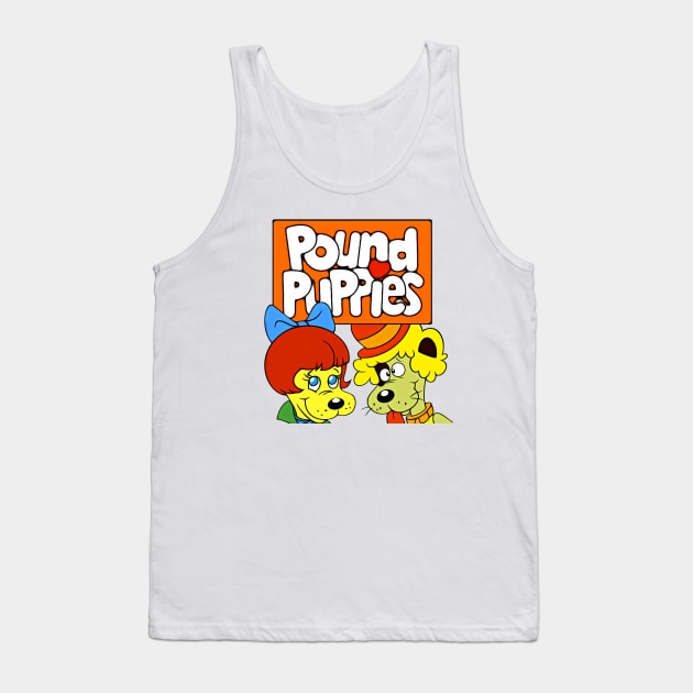 Pound Puppies 80s cartoon classic cute Tank Top by RainbowRetro